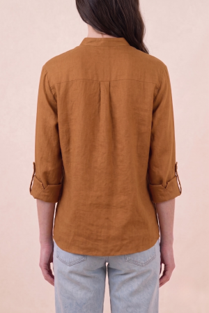 Camicia MEDITERRANEO cuoio #9784