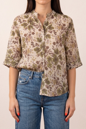 camicia FIORE avocado #9807