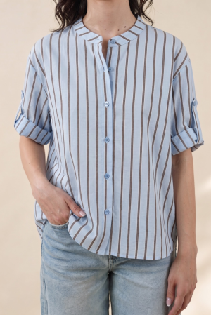 camicia CANTO celeste #9822
