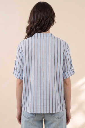 camicia CANTO celeste #9822