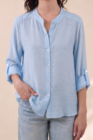 camicia SANREMO celeste #9825