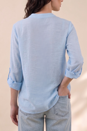 camicia SANREMO celeste #9825